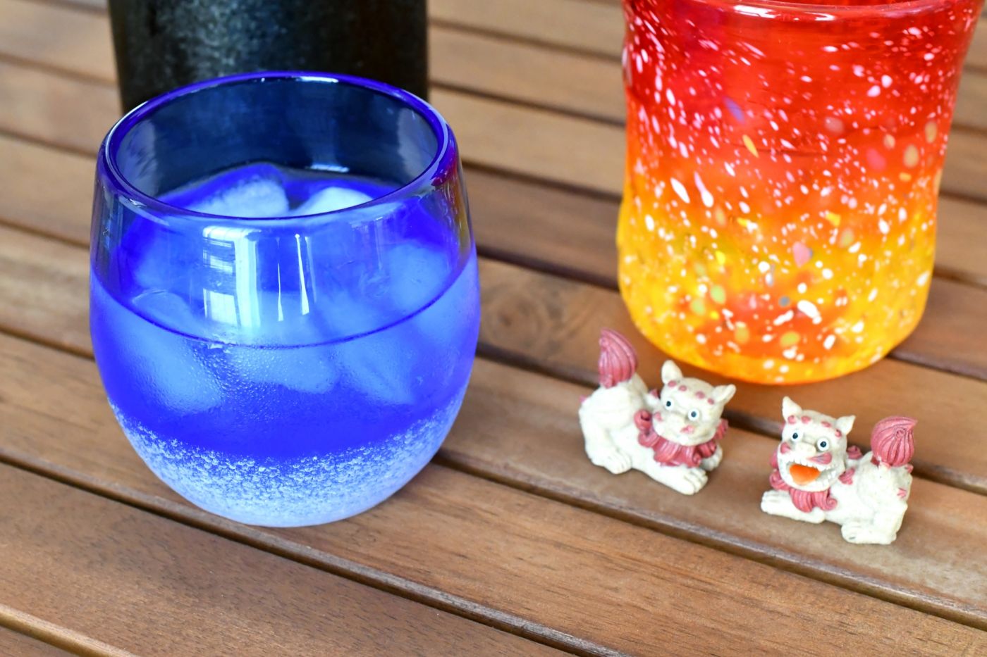 琉球ガラス細工作り