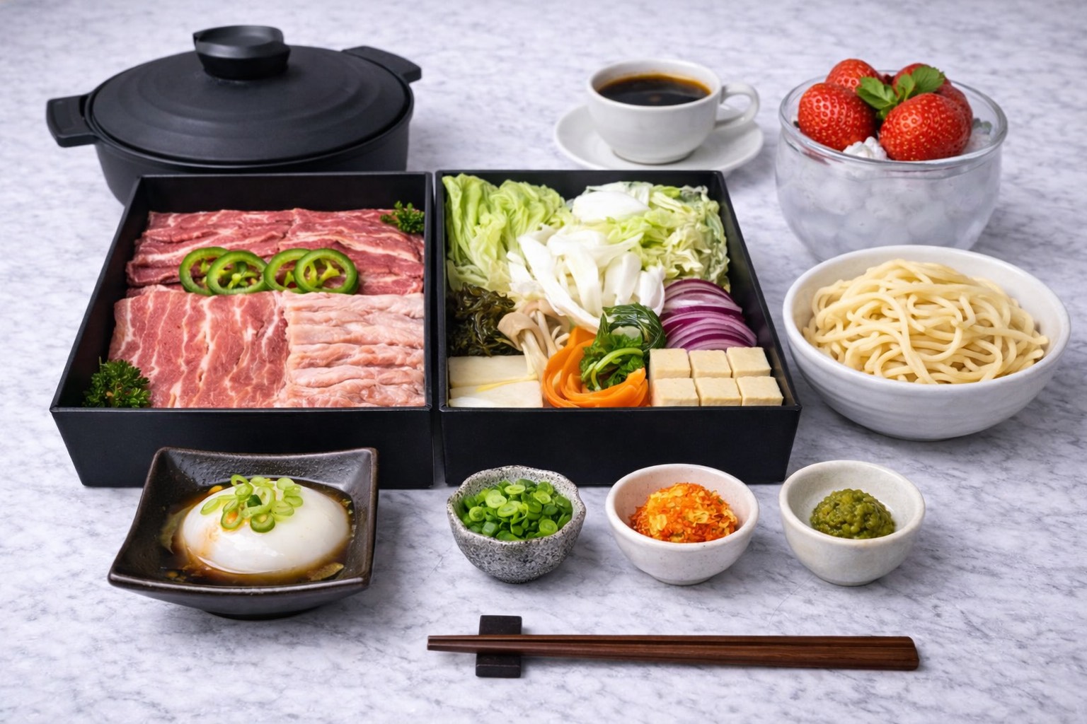 あぐー豚しゃぶしゃぶ鍋コースプラン